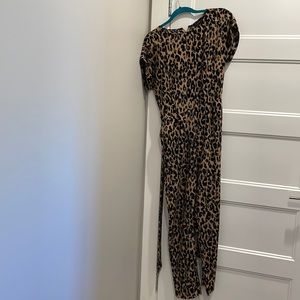 Leopard Halogen Jumpsuit
